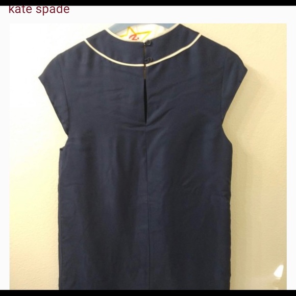 Kate Spade Thelma Peter Pan Collar Dress Sz 10 - Picture 5 of 5
